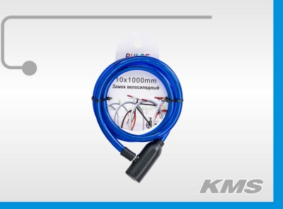 3281247 Велозамок Ø 10х1000 с ключом Pulse