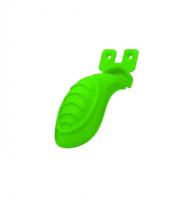 9885(06-green) Крыло-тормоз заднее для детского самоката, зеленое, пластик