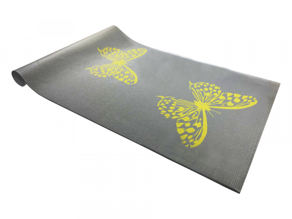 Коврик для йоги и фитнеса YL-Sports 173*61*0,4 см с принтом