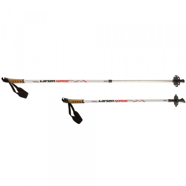 Палки для скандинавской ходьбы Larsen Nordic silver 90-140 см