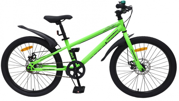 24SD-GNN/BK Велосипед Nameless SPORT D 24" (зеленый неон-черный)