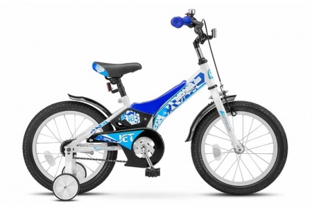 Велосипед STELS Jet Z010 16" 1-ск. (9" белый-синий)