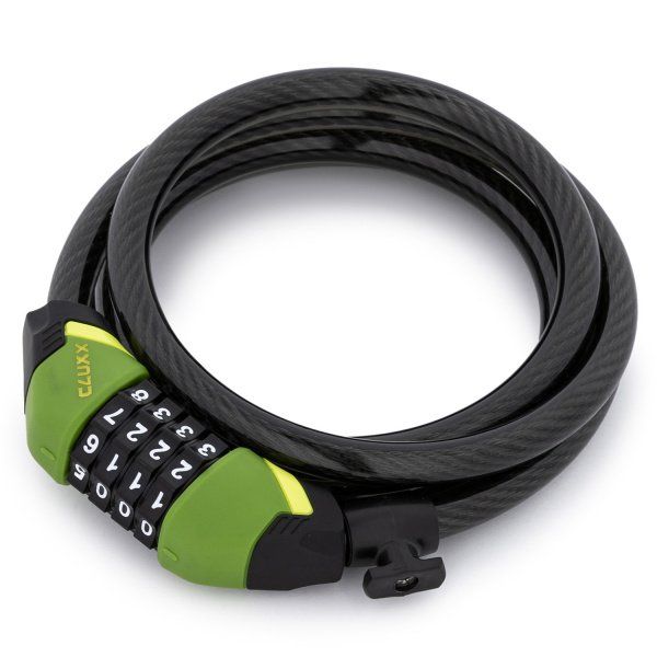 6010932 Замок велосипедный CLUXX Gardia 1250C Green/Black