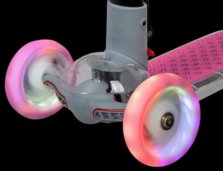 120PROT.RAINBOW.20 Самокат 3-х колесный Novatrack RainBow