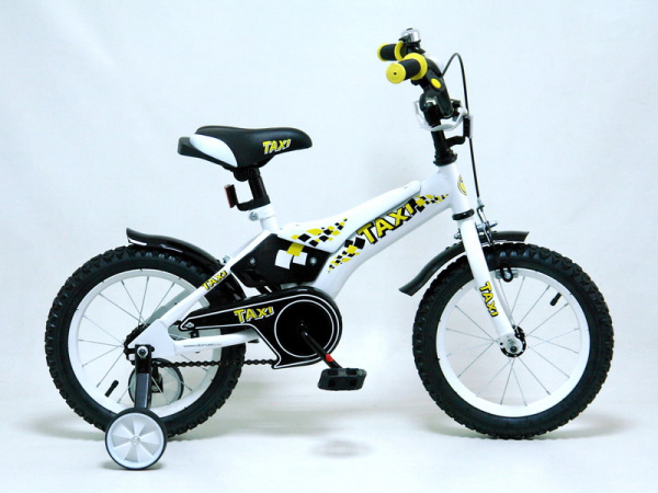 141102TX Велосипед Eurotex Такси 14" 1-ск.