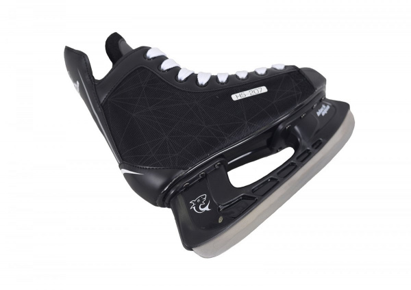 Коньки хоккейные Black Aqua HS-207