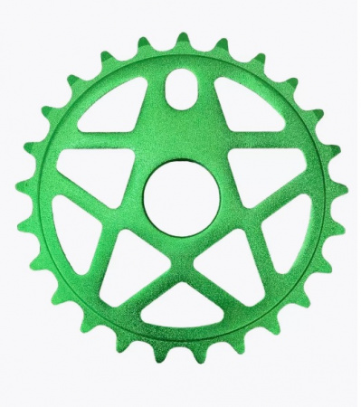 NN012896 Звезда передняя Kenli 1/2"x1/8" 25T алюминиевая, KL-C215-25-Green