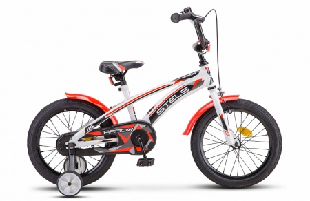 Велосипед STELS Arrow V020 16" 1-ск. (9,5" белый-красный)