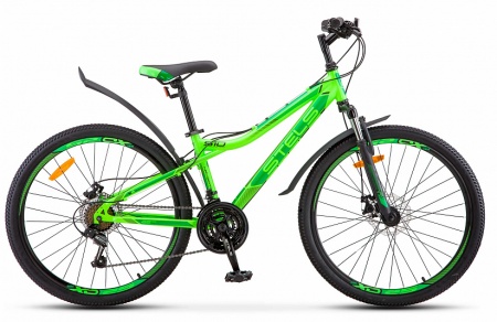 Велосипед STELS Navigator 510MD V010 26" 18ск. (14" неоновый-зеленый)