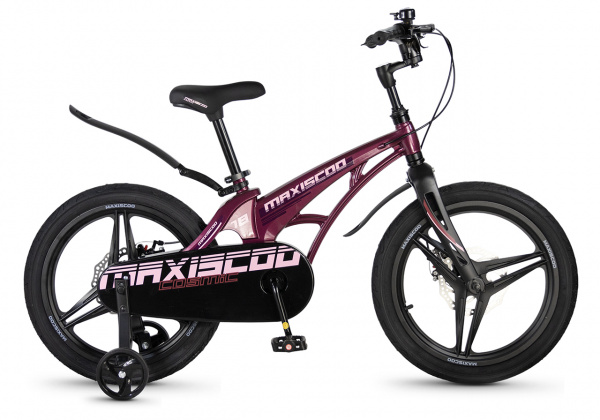 MSC-C1856D Велосипед Maxiscoo COSMIC Deluxe 18" (розовый глянцевый)