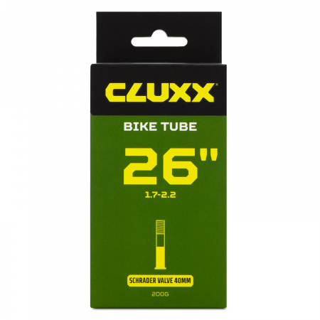 6099609 Велокамера 26"×1.7/2.2 Schrader (AV40) CLUXX Black