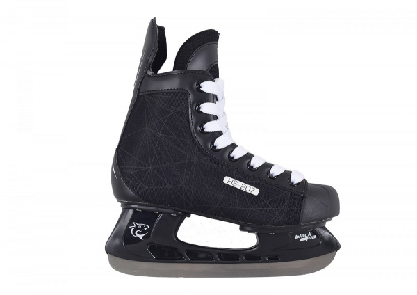 Коньки хоккейные Black Aqua HS-207