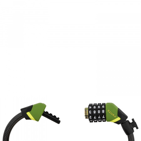 6010932 Замок велосипедный CLUXX Gardia 1250C Green/Black