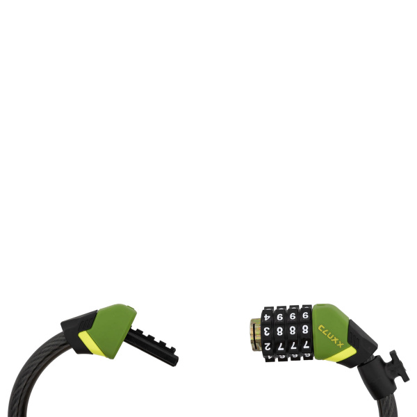 6010932 Замок велосипедный CLUXX Gardia 1250C Green/Black