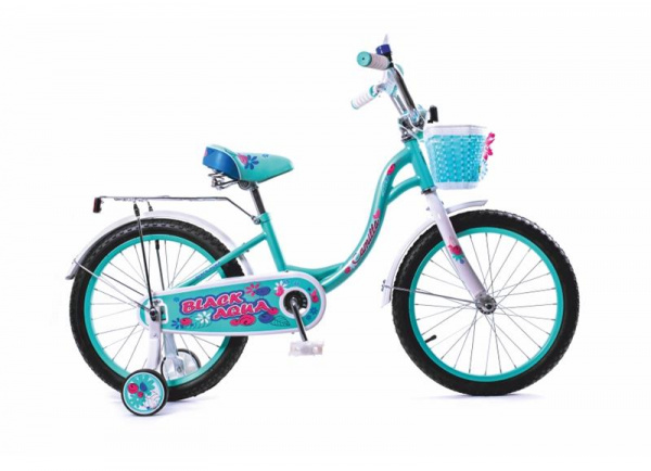 KG1417 Велосипед Black Aqua Camilla 14" 1-ск.