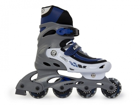 Ролики раздвижные Larsen Nero blue