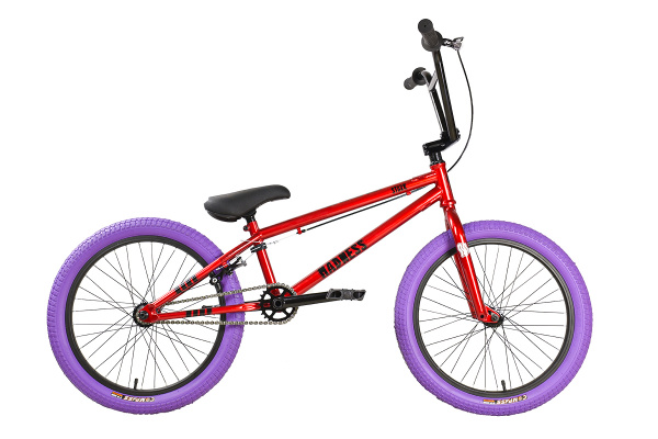Велосипед Stark Madness BMX 5 Cr-Mo (красный/черный/фиолетовый) HQ-0014378  Велосипед Stark Madness BMX 5 Cr-Mo (красный/черный/фиолетовый) HQ-0014378