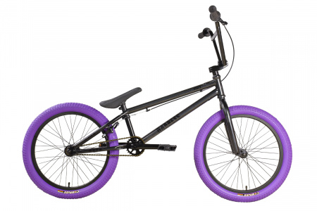 Велосипед Stark' Madness BMX 4 (серо-фиолетовый/черный/фиолетовый) HQ-0017383