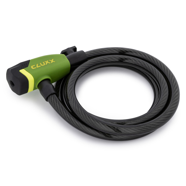 6010925 Замок велосипедный CLUXX Gardia 1250K Green/Black