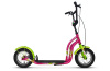 Самокат Stels Trail-3 12" надувные колеса (розовый-зеленый)