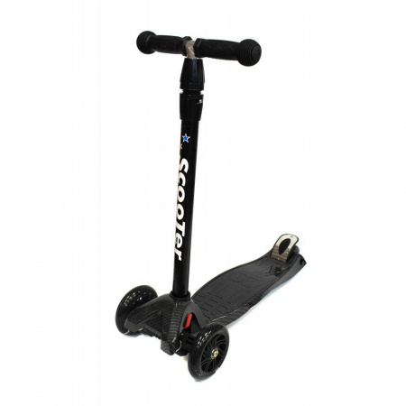 SK-111 Самокат 3-х колесный KMS Scooter (черный)