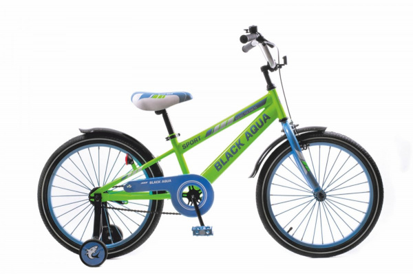 KG1823-2 Велосипед Black Aqua Sport 18" 1-ск. (салатовый)