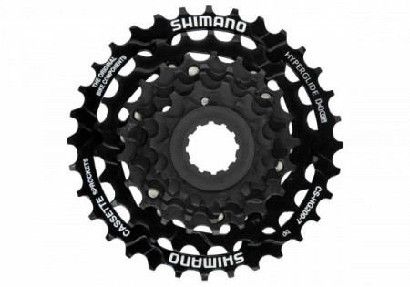520118 Кассета Shimano CS-HG200 TY на 7 скоростей, зубья 12-14-16-18-21-26-32