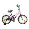 X-52113-K Велосипед Novatrack Zebra 16" 1-ск. (бордовый-белый)