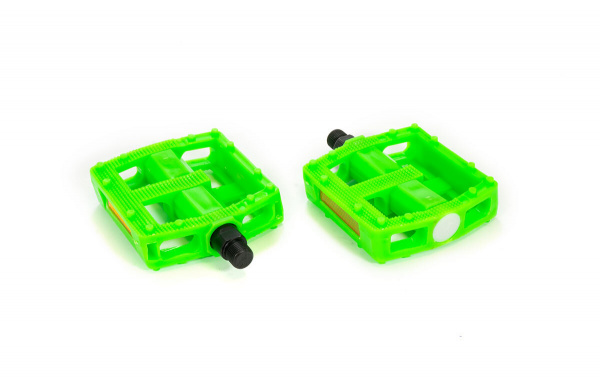 PD-TX-855 Педали TRIX PLATFORM пластиковые, 115x95 мм, резьба 9/16", с шипами,