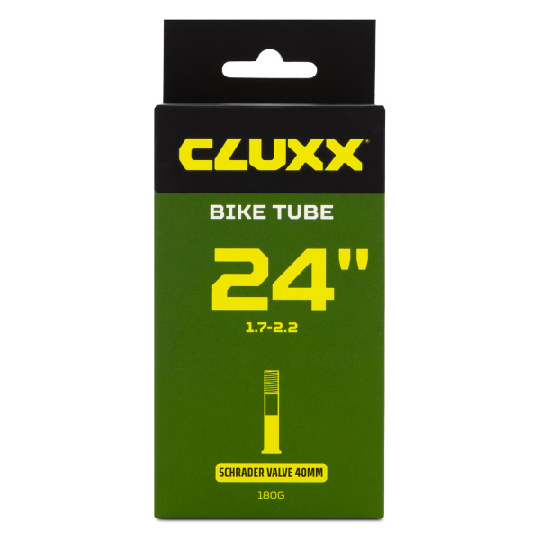 6099593 Велокамера 24"×1.7/2.2 Schrader (AV40) CLUXX Black